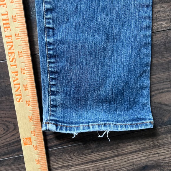 GAP Women's Modern Bootcut Jeans Size 2 Ankle Blue Cotton Denim Stretch Boot Leg - Picture 8 of 9